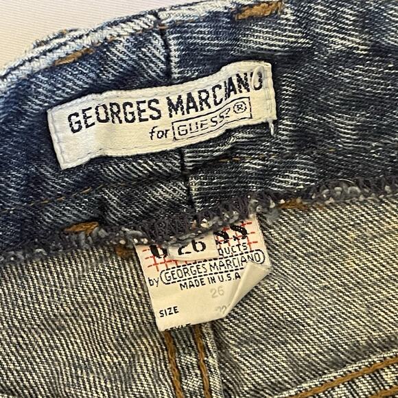 Women's Vintage Guess Jeans Acid Washed Denim USA Made - Picture 4 of 7